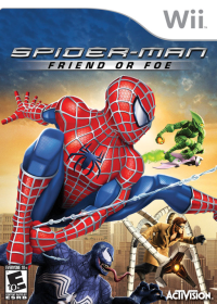 Spiderman Friend or Foe Wii US box art